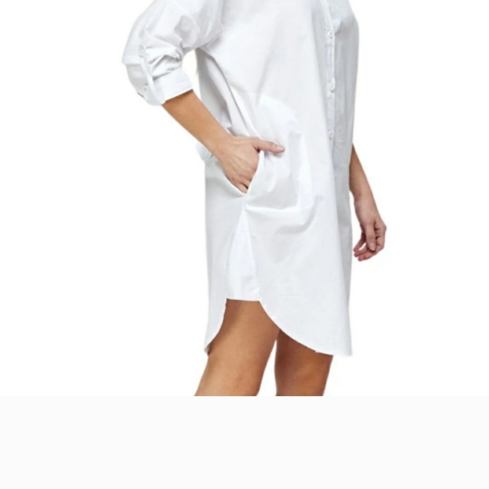 White Shirt Dress - Picture 3 of 5